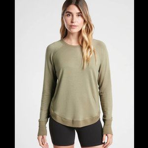 Athleta Olive Green Sweatshirt